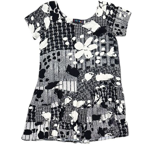 Vintage Jams World Tropical Hattie Dress in B&W - Picture 6 of 6